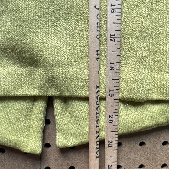 St John Blazer Women Sz 6 Lime Green Open Front Santana Knit Jacket Stunning USA - Picture 11 of 12